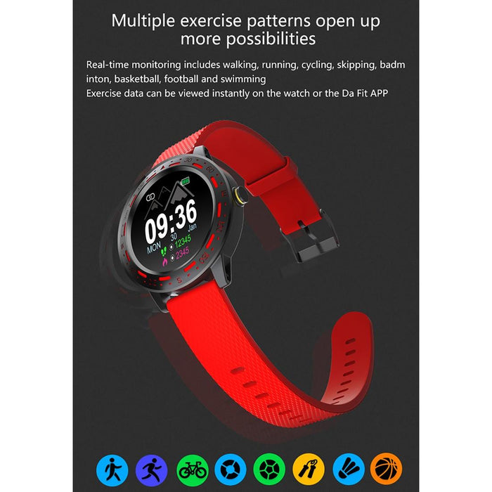 1.3 Inch Tft Screen Ip67 Waterproof Smart Watch Bracelet Support Sleep Monitor / Heart Rate Monitor / Blood Pressure Monitoring