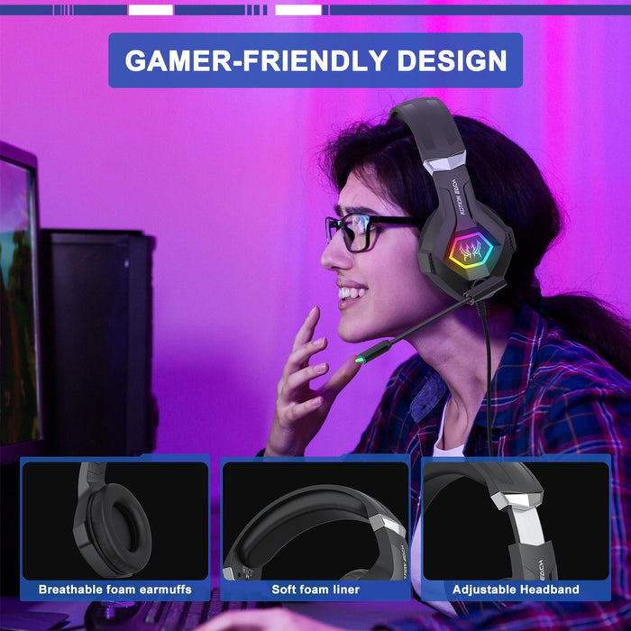 Omni Esports Headset With Mic 1.9M Length