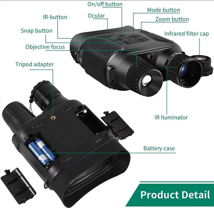 3 Inch Lcd Screen Binocular Digital Night Vision Device