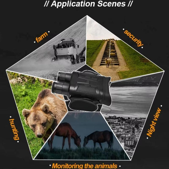 0Ls 3 Inch Lcd Screen Binocular Digital Night Vision Device