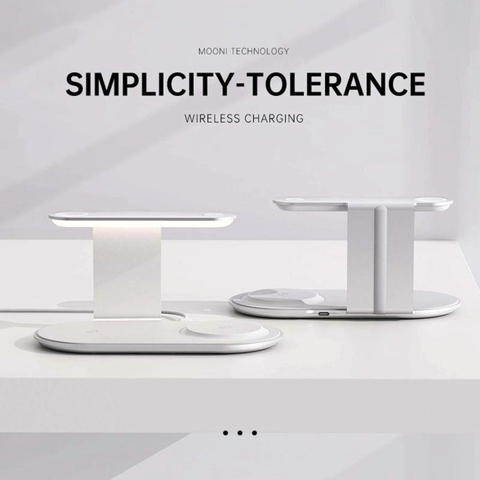 3 In 1 Wireless Charger With Night Light 15W