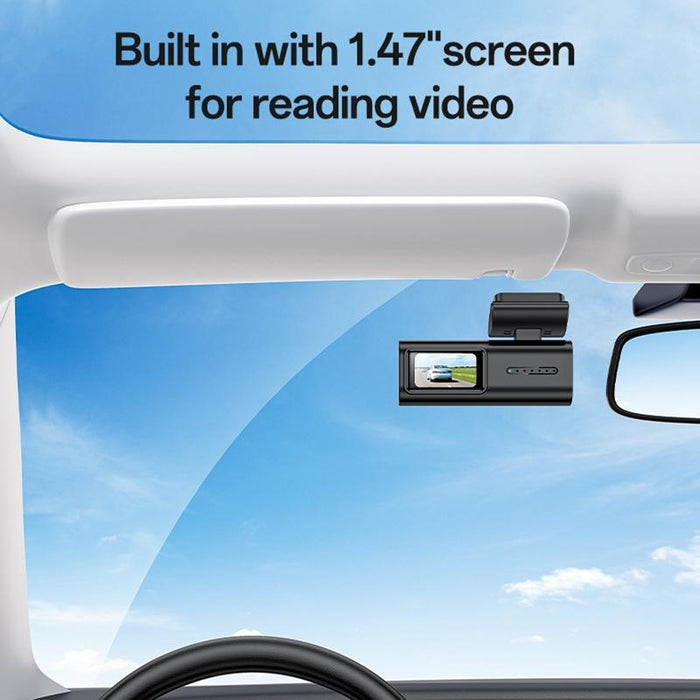 1K Hd Car Camera Recorder With 1.47 Screen Black