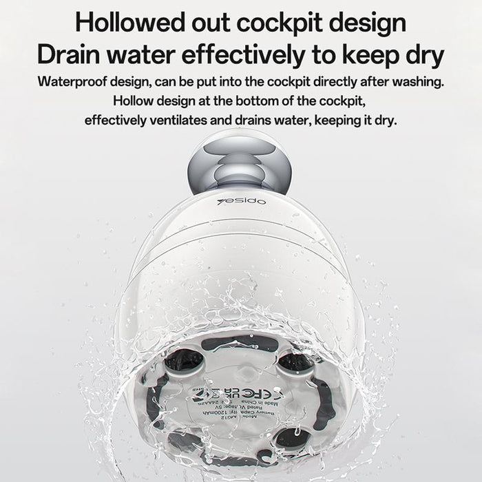Yesido Mg12 Waterproof Head Massager White