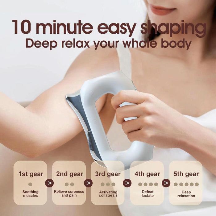 Electric Heating Ems Meridian Dredge Fascia Knife Pain Relief Tool