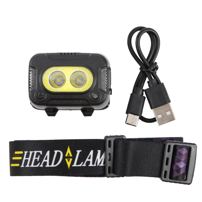 Super Bright Outdoor Sensor Headlight Black