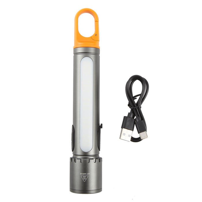 Waterproof White Laser Flashlight With Telescopic Zoom