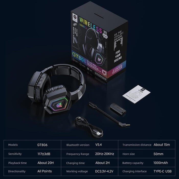 Tri-Mode Bluetooth E-Sports Headset