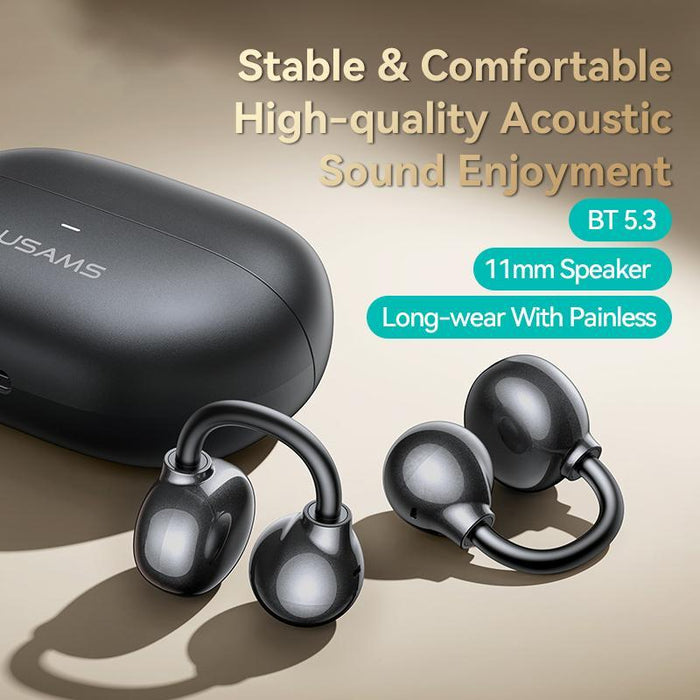 Usams Echo R02 Clip-On Wireless Bluetooth Earphones