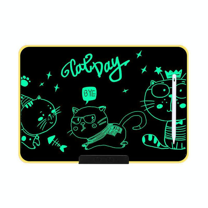 16 Inch Rechargeable Lcd Drawing Board For Kids Black / Colour