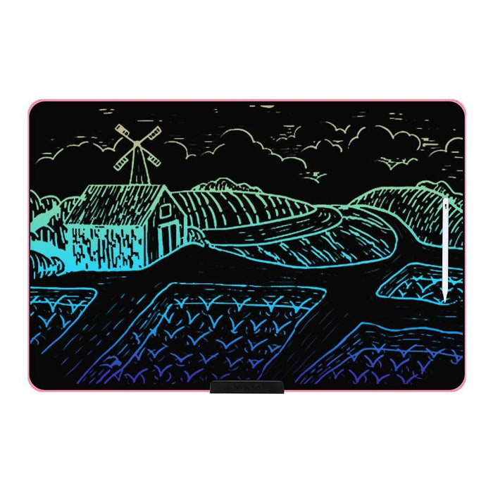 16 Inch Rechargeable Lcd Drawing Board For Kids Black / Colour