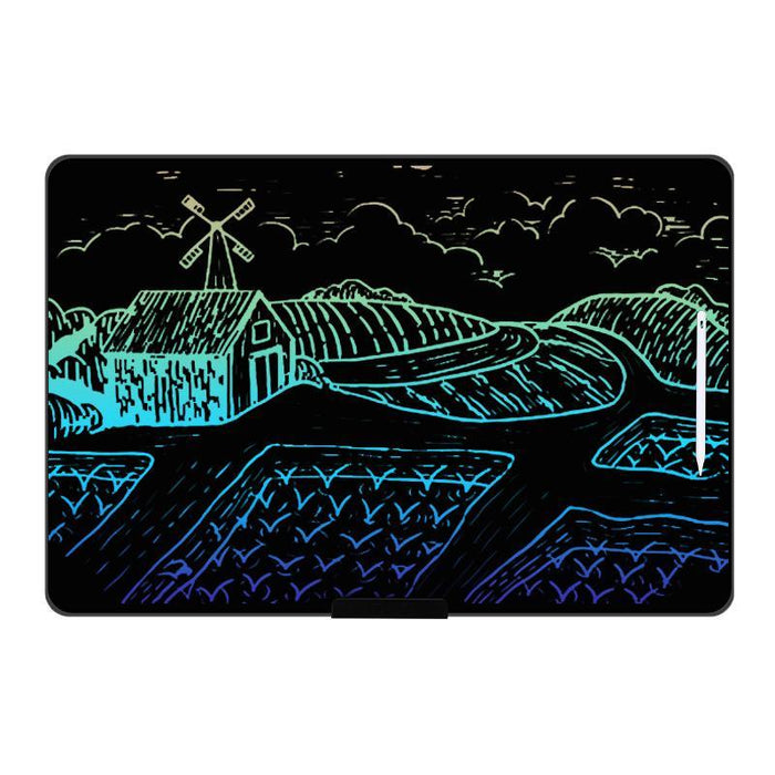 16 Inch Rechargeable Lcd Drawing Board For Kids Black / Colour