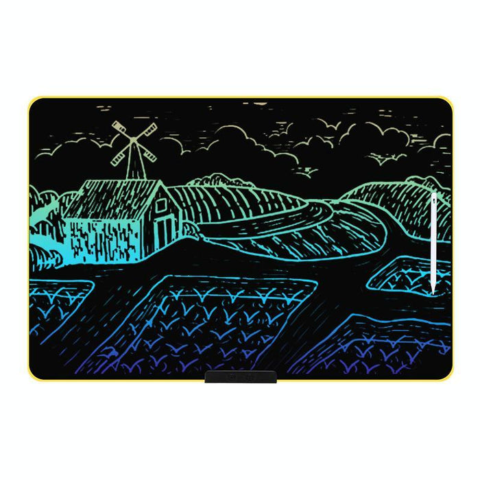 16 Inch Rechargeable Lcd Drawing Board For Kids Black / Colour