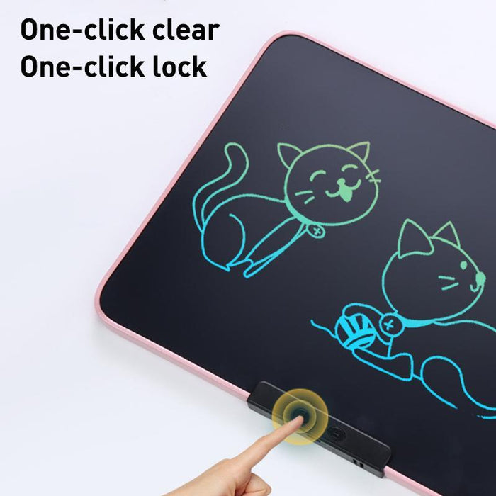 16 Inch Rechargeable Lcd Drawing Board For Kids Black / Colour