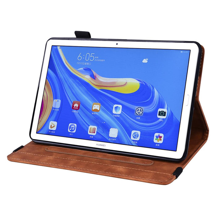 10.8 Calf Texture Leather Case With Holder & Card Slots Brown