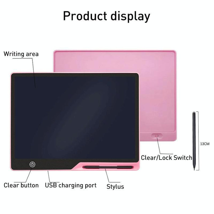 16 Inch Rechargeable Lcd Drawing Tablet Black / Colour