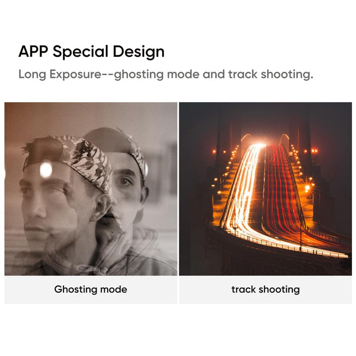 Funsnap Capture1 Outdoor Live Video Triaxial Handheld Gimbal Shooting Stabilizer Black