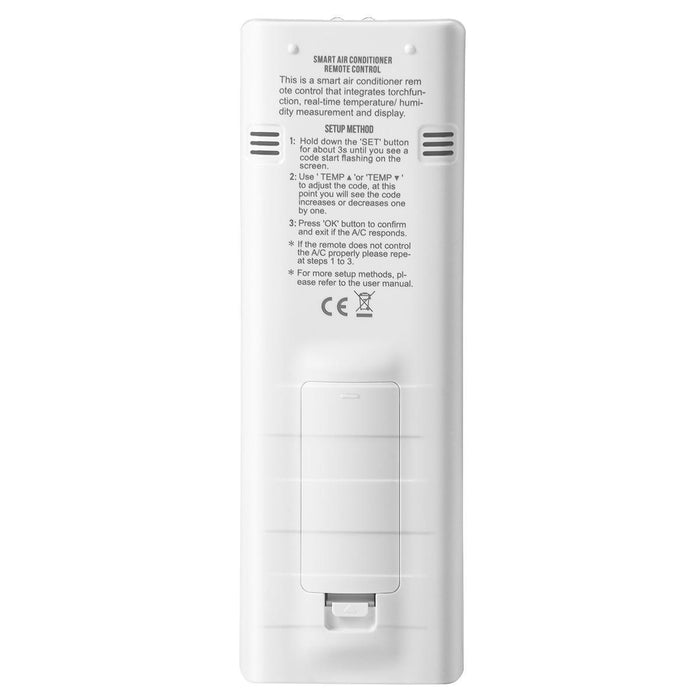 Universal Ac Remote With Torch & Lcd Backlight