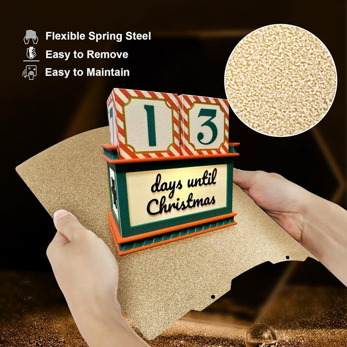 Double-Textured Pei Build Plate For Bambu Lab A1 Mini Printer 184Mm