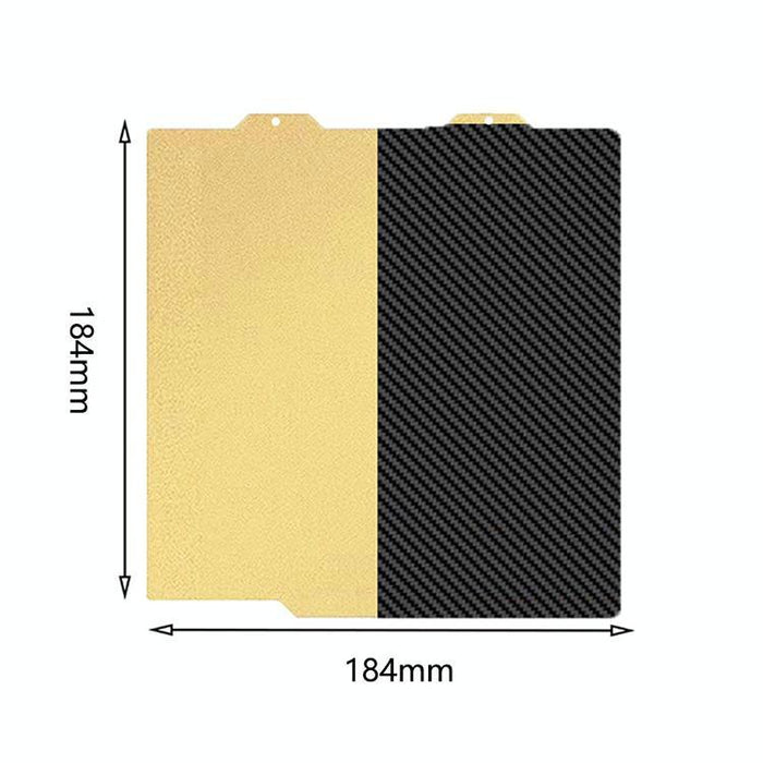 184Mm 3D Printer Build Plate For Bambu Lab A1 Mini Pei Coating + Pet Film