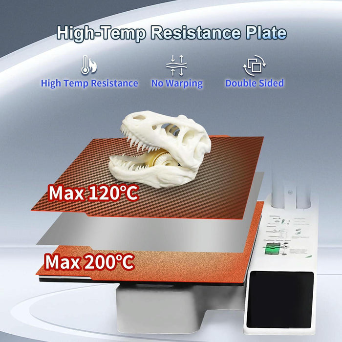 184Mm 3D Printer Build Plate For Bambu Lab A1 Mini Pei Coating + Pet Film