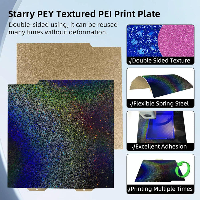 184Mm 3D Printing Build Plate For Bambu Lab A1 Mini Pei Coating + Pey Film
