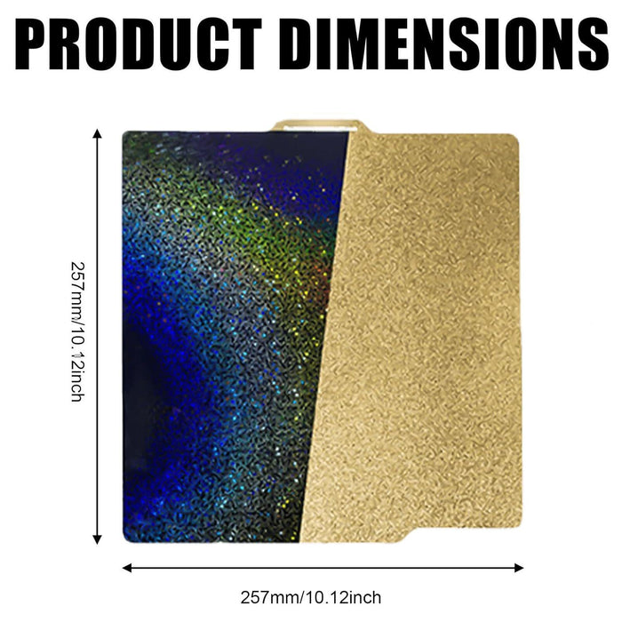 257Mm 3D Printer Build Plate For Bambu Lab A1 Pei Coating + Pey Film