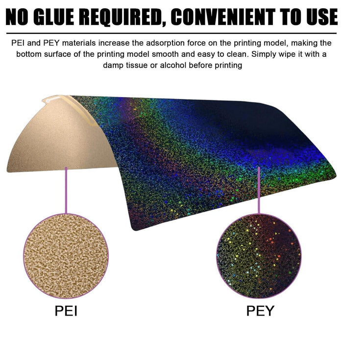 257Mm 3D Printer Build Plate For Bambu Lab A1 Pei Coating + Pey Film
