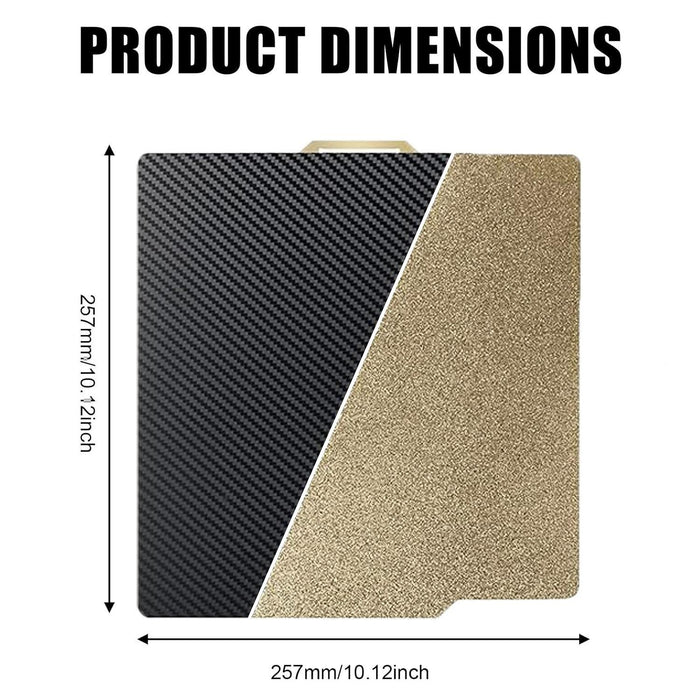 257Mm 3D Printer Build Plate For Bambu Lab A1 Pei Coating + Pet Film