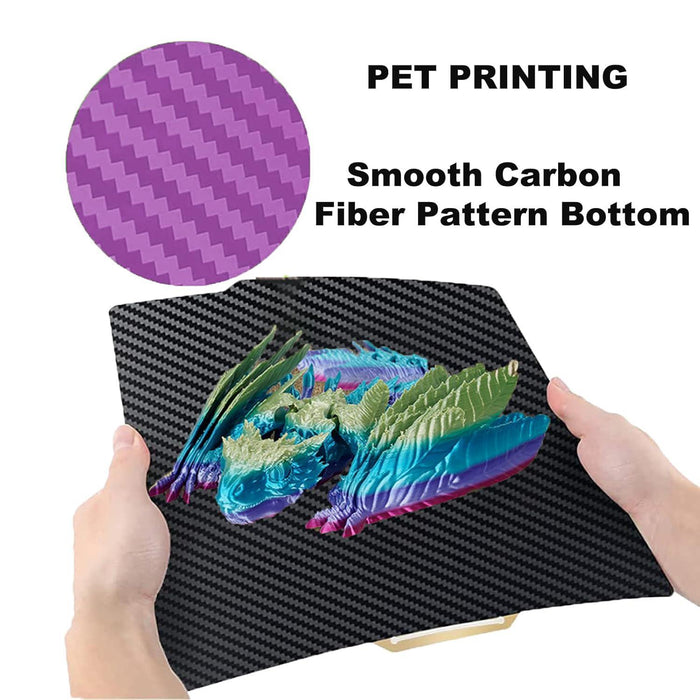 257Mm 3D Printer Build Plate For Bambu Lab A1 Pei Coating + Pet Film