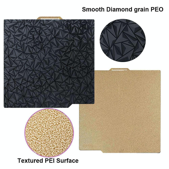 Pei Coated + Peo Diamond Film Build Plate For Bambu Lab A1 Printer 257Mm