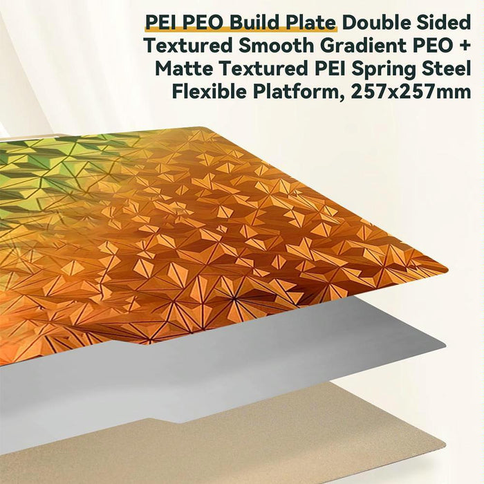 Pei Coated 3D Printer Build Plate 257Mm For Bambu Lab A1 Peo Chameleon