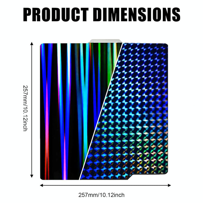 257Mm 3D Printer Build Plate For Bambu Lab A1 Phantom + Beam Film