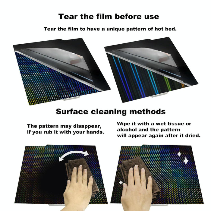 257Mm 3D Printer Build Plate For Bambu Lab A1 Phantom + Beam Film