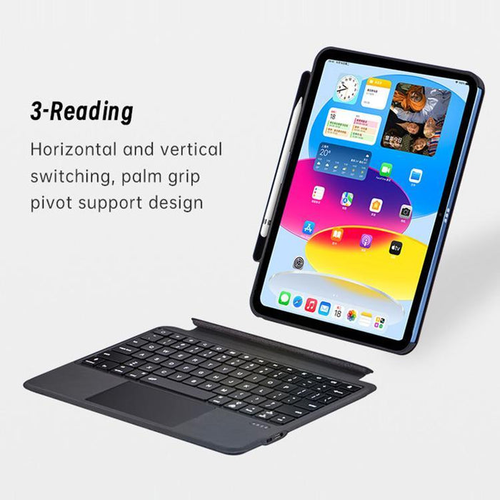 2025 / 2022 Ipad U8 Magic Folio Ultra-Thin Rgb Backlit Touchpad Keyboard Case