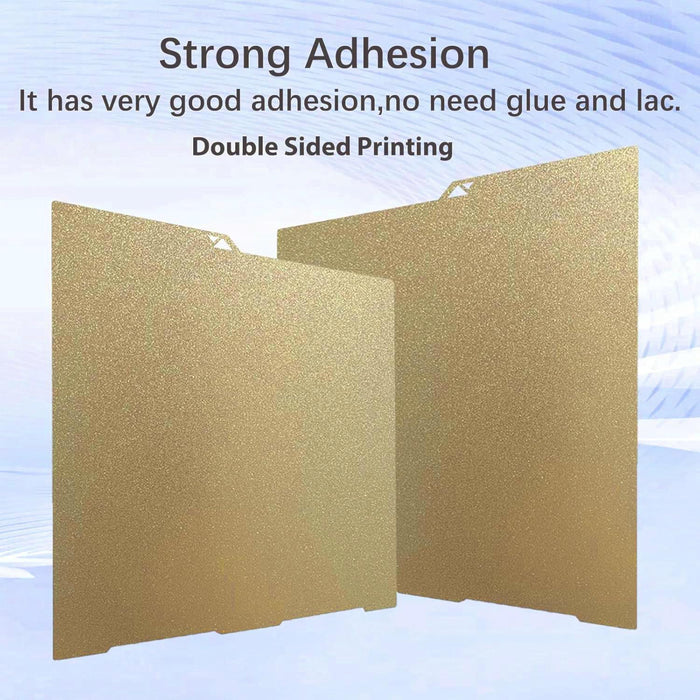 Spring Steel Sheet For Anycubic 3D Printers Gold / Pei Coating 268X256Mm