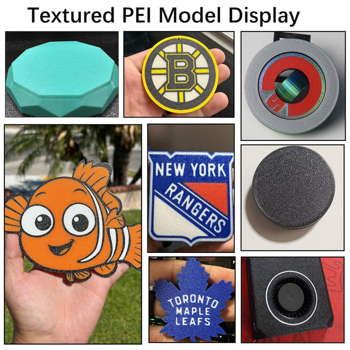 Pei Coated Spring Steel Sheet For Anycubic 3D Printers 268X256Mm Peo Diamond Film