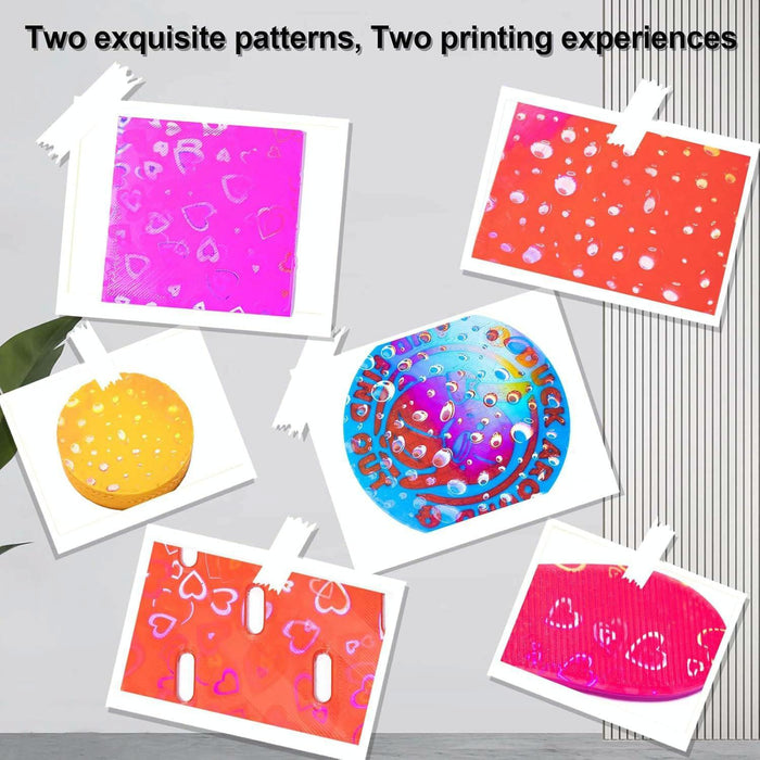 Spring Steel Sheet For Anycubic 3D Printers 268X256Mm Love + Water Drop Peh Film