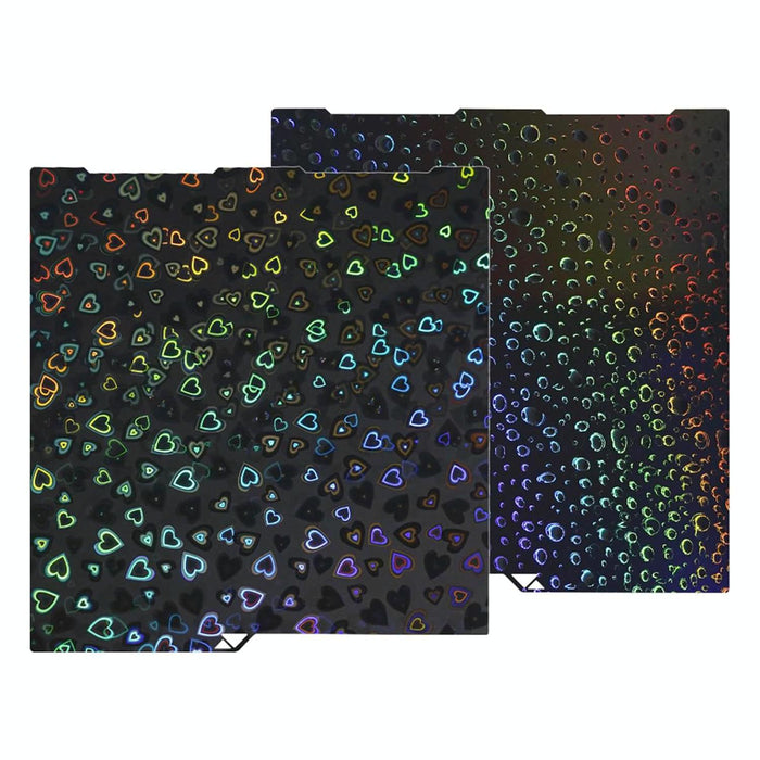 Spring Steel Sheet For Anycubic 3D Printers 268X256Mm Love + Water Drop Peh Film