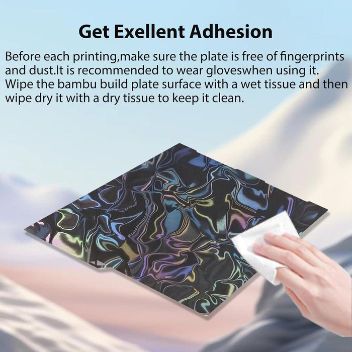 Spring Steel Sheet For Anycubic 3D Printers 268X256Mm Satin Water Ripple Prn Film