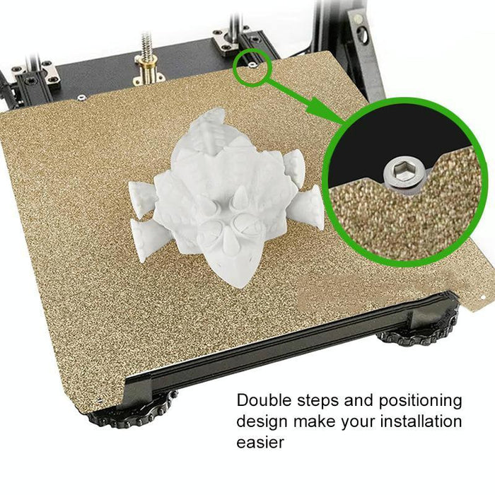 Pei Double-Sided Coated Spring Steel Build Plate For Creality 3D Printers 235X235Mm