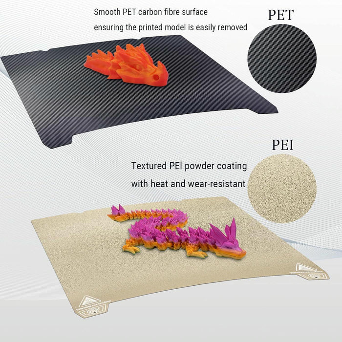 3D Printer Build Plate Pei Coating + Pet Film Compatible With Creality 235X235Mm