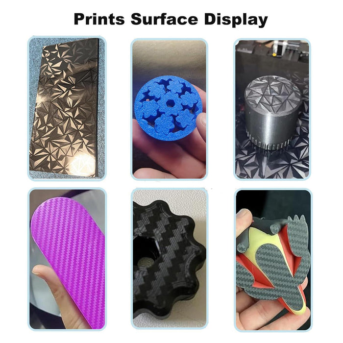 3D Printer Build Plate Pet Carbon Fiber Peo Diamond Film 257X257Mm