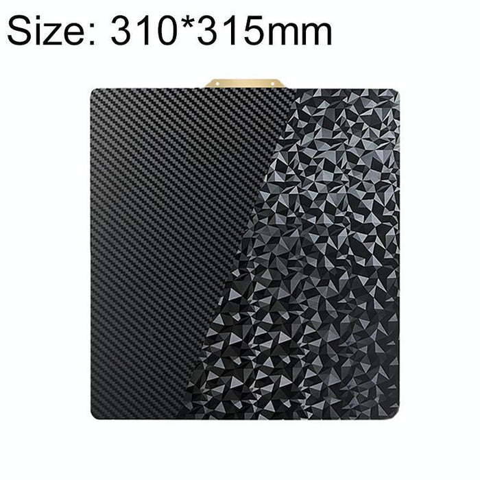 Carbon Fiber Peo Diamond Film 3D Printer Build Plate 310X315Mm