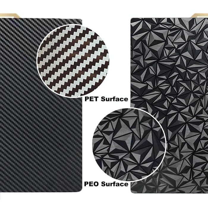 Carbon Fiber Peo Diamond Film 3D Printer Build Plate 377X370Mm