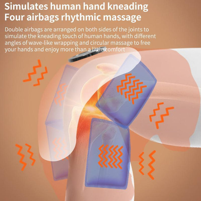 Rechargeable Heating Knee Massager Dual Joint Pad Wg-Jb-704