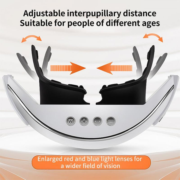 Hot Compress Ems Eye Massager Multifunctional Eye Protector White