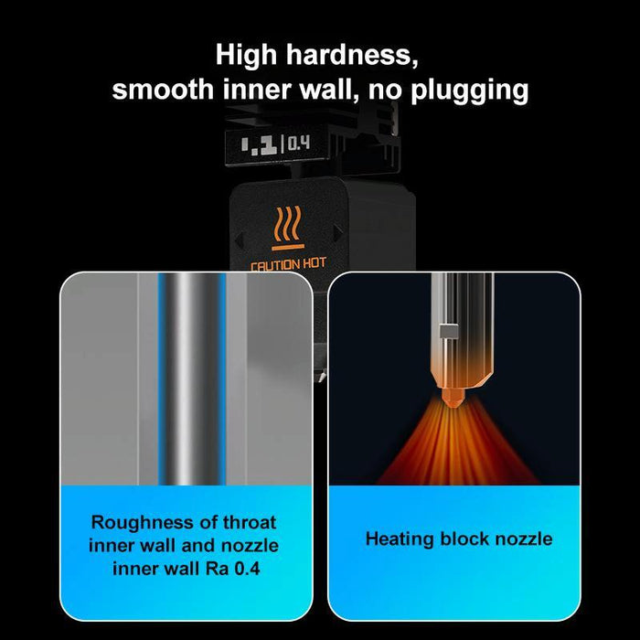 Removable Hot End For Bambu Lab H2D 3D Printer 0.2Mm Stainless Steel