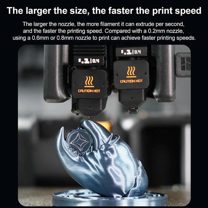 Removable Hot End For Bambu Lab H2D 3D Printer 0.2Mm Stainless Steel