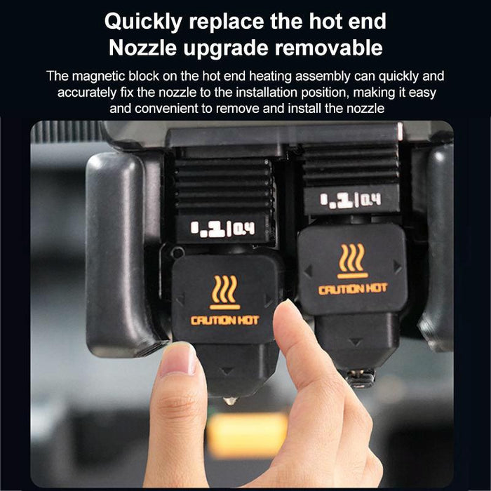 Removable Hot End For Bambu Lab H2D 3D Printer 0.2Mm Stainless Steel