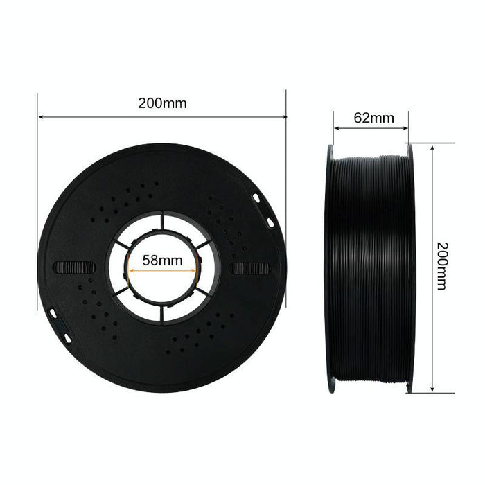 1.75Mm Carbon Fiber Asa Filament 1Kg For 3D Printing